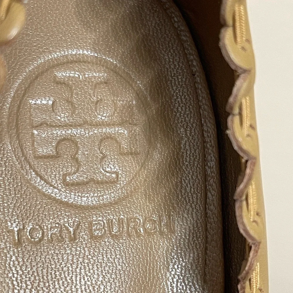 Tory Burch Women's Mustard Wedge Shoes